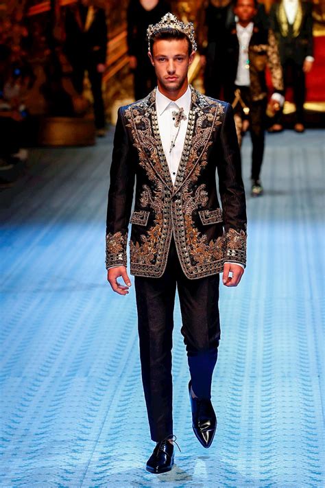 dolce gabbana mens 2019|dolce gabbana runway line suits.